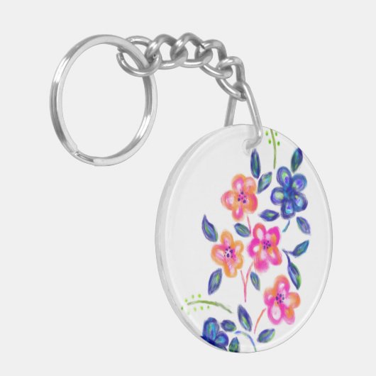 Blumengarten Schlüsselanhänger (Vorderseite links)