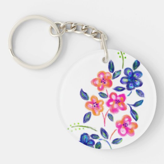 Blumengarten Schlüsselanhänger (Vorderseite)