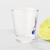 Blumengarten Schnapsglas (Links)