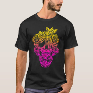 Blumengarten Schöne Tod Schädel Kompost T-Shirt
