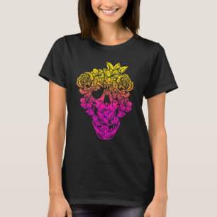 Blumengarten Schöner Tod Totenkopf Kompost T-Shirt
