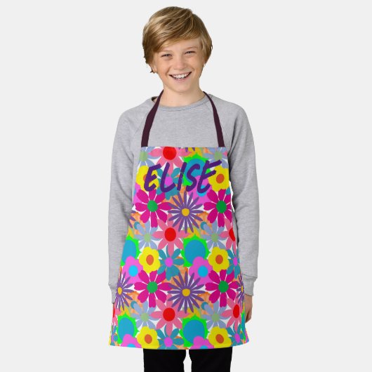 Blumengarten Schürze (Getragen)