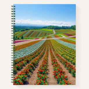 Blumengarten Shikisai No Oka Blume Farm Notizblock