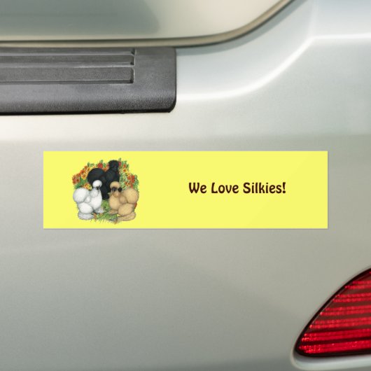 Blumengarten Silkies Autoaufkleber (Auf Auto)