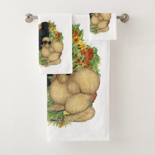 Blumengarten Silkies Badhandtuch Set (Insitu)