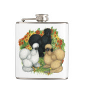 Blumengarten Silkies Flachmann (Vorderseite)