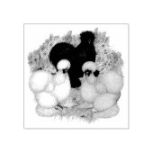 Blumengarten Silkies Gummistempel (Prägung)