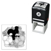 Blumengarten Silkies Permastempel (Beispiel)