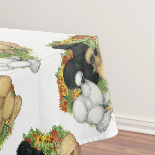 Blumengarten Silkies Tischdecke (Beispiel)
