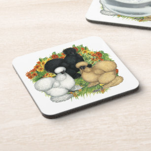 Blumengarten Silkies Untersetzer