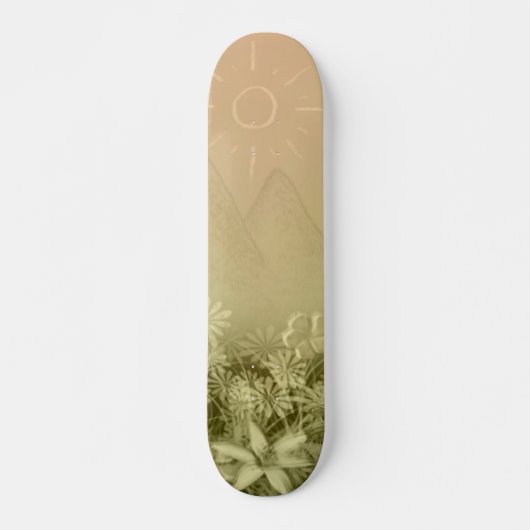 Blumengarten Skateboard (Vorne)