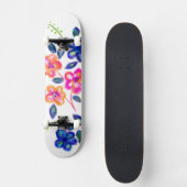 Blumengarten Skateboard (Vorderseite)