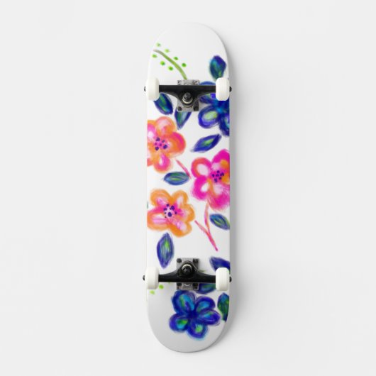 Blumengarten Skateboard (Vorderseite)