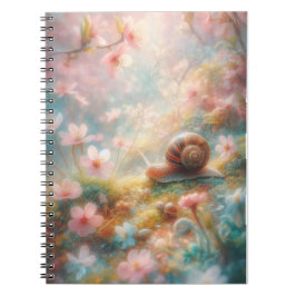 Blumengarten Snail Journal Notizblock