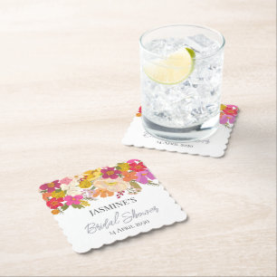  Blumengarten Sommer-Bridal Shower    Untersetzer