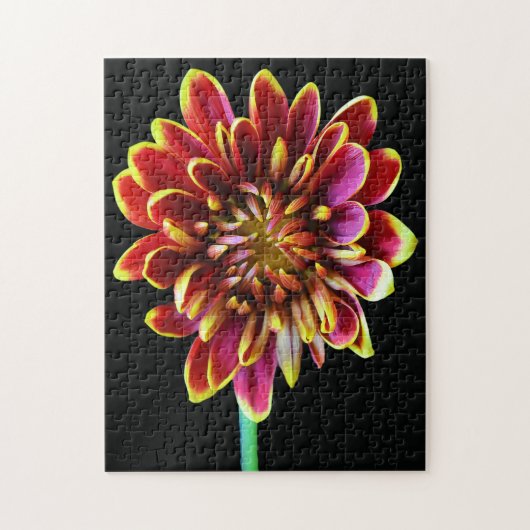 Blumengarten Sommer Dahlia Bouquet Puzzle (Vertikal)