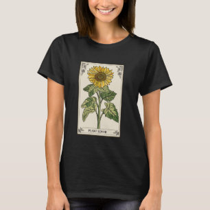 Blumengarten Sonnenblumen Blossom Tarot Card T-Shirt