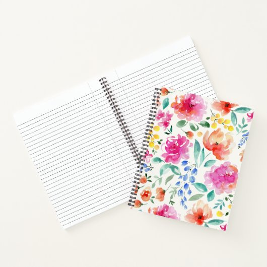 Blumengarten Spiralbuch Notizblock (Innenseite)