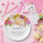 Blumengarten Summer Brautparty Pappteller (Party)