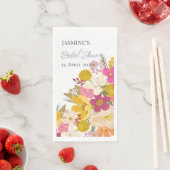Blumengarten Summer Brautparty Serviette (Beispiel)