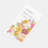 Blumengarten Summer Brautparty Serviette (Ecke)