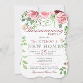 Blumengarten Summer Housewarming Party Einladung (Vorderseite)