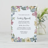 Blumengarten Sweet Oaster Brunch Einladung (Stehend Vorderseite)