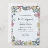 Blumengarten Sweet Oaster Brunch Einladung (Vorderseite)