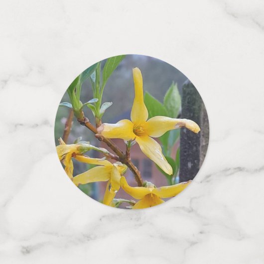 Blumengarten Tafelkonfetti Konfetti (Klein Vorderseite)