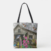 Blumengarten Tasche (Rückseite)