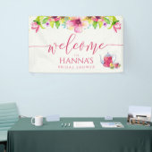 Blumengarten Tee Party Brautparty Banner (Messeveranstaltung)