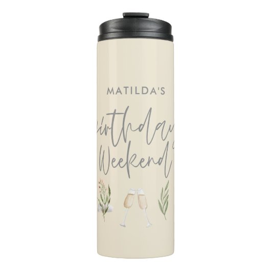 Blumengarten  thermosbecher (Vorderseite)