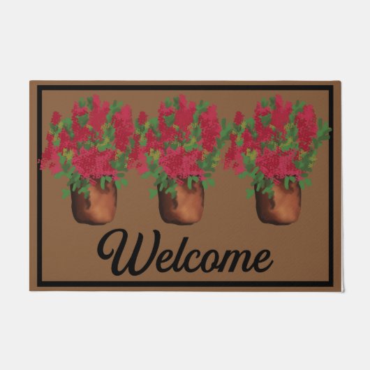 Blumengarten Türmatte, Begrüßungsfront Fußmatte (Vorderseite)