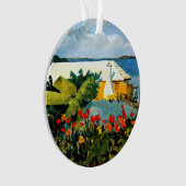 Blumengarten und Bungalow von Winslow Homer, Ornament (Vorderseite)
