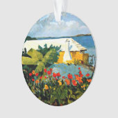 Blumengarten und Bungalow von Winslow Homer, Ornament (Vorderseite)