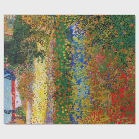 Blumengarten, Van Gogh Geschenkpapier (Flach)