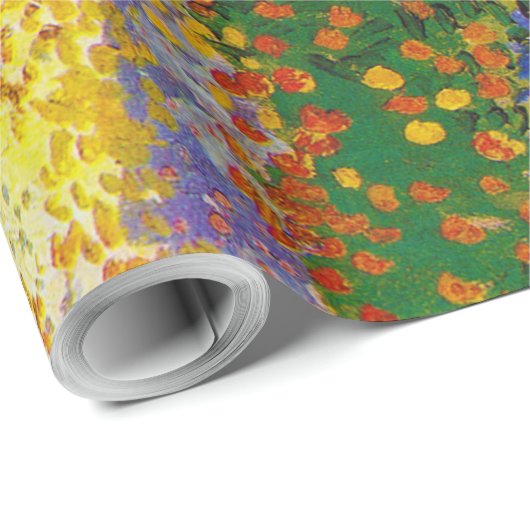 Blumengarten, Van Gogh Geschenkpapier (Rolleneckpunkt)