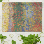 Blumengarten - Vincent van Gogh Geschirrtuch (Gefaltet)