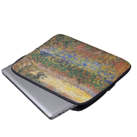 Blumengarten - Vincent van Gogh Laptopschutzhülle (Vorne Knopf)