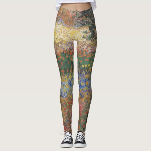 Blumengarten - Vincent van Gogh Leggings (Vorderseite)