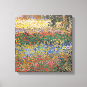 Blumengarten - Vincent van Gogh Leinwanddruck