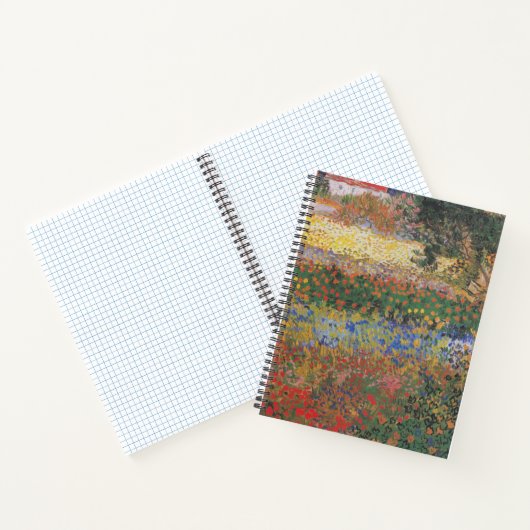 Blumengarten - Vincent van Gogh Notizblock (Innenseite)