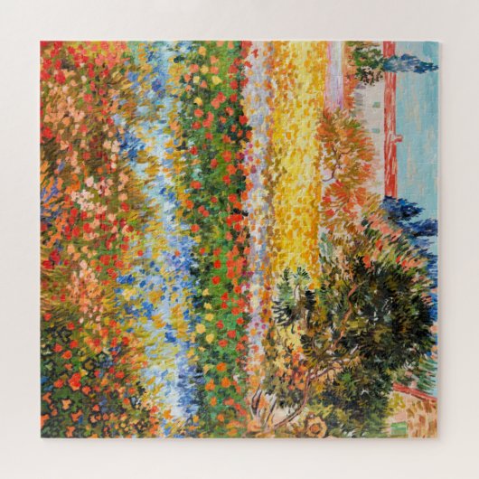 'Blumengarten' Vincent van Gogh. Puzzle (Horizontal)