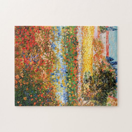 'Blumengarten' Vincent van Gogh. Puzzle (Horizontal)