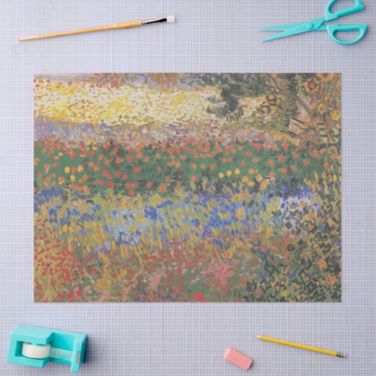 Blumengarten - Vincent van Gogh Seidenpapier (Basteln)