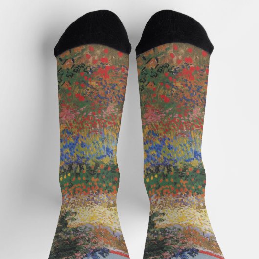 Blumengarten - Vincent van Gogh Socken (Oben)