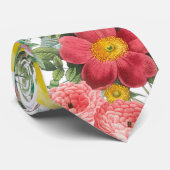 Blumengarten Vintager Frühlingsgarten Rose Krawatte (Gerollt)