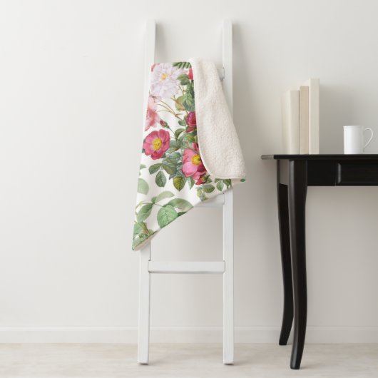 Blumengarten Vintager Frühlingsgarten Rose Sherpadecke (Beispiel)