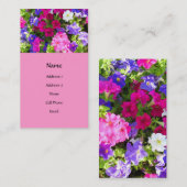 Blumengarten Visitenkarte (Vorne/Hinten)