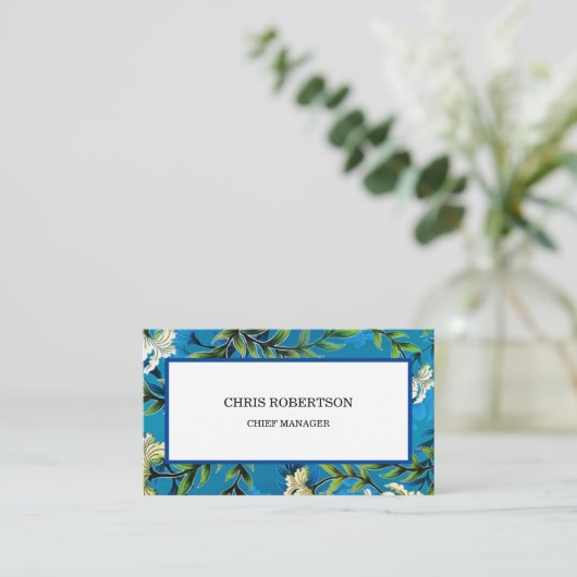 Blumengarten Visitenkarte (Stehend Vorderseite)